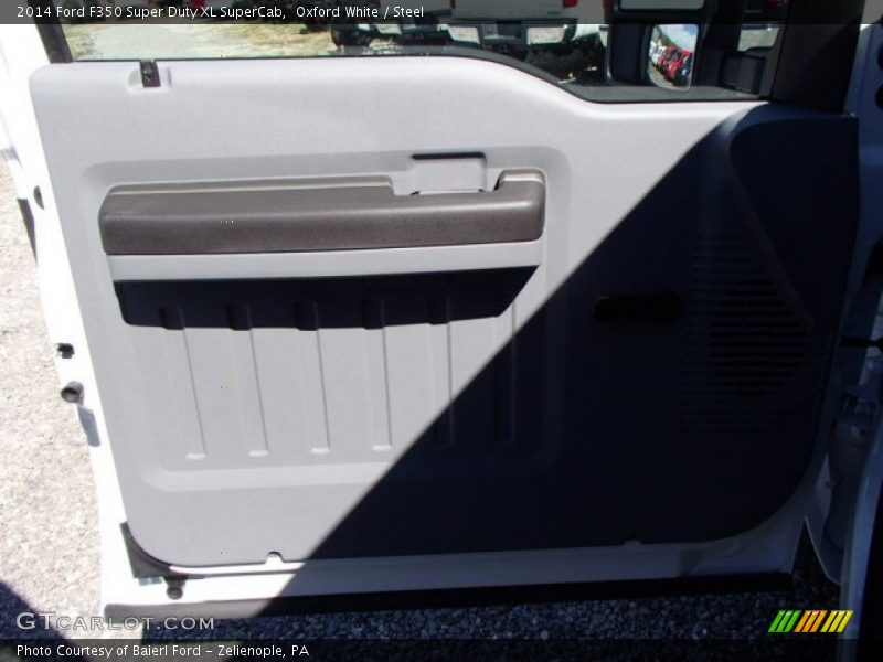 Oxford White / Steel 2014 Ford F350 Super Duty XL SuperCab