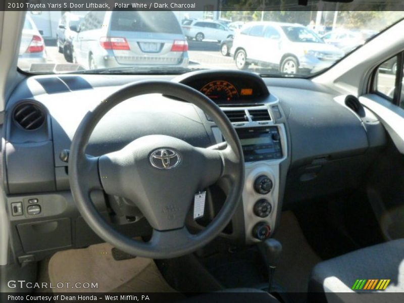 Polar White / Dark Charcoal 2010 Toyota Yaris 5 Door Liftback