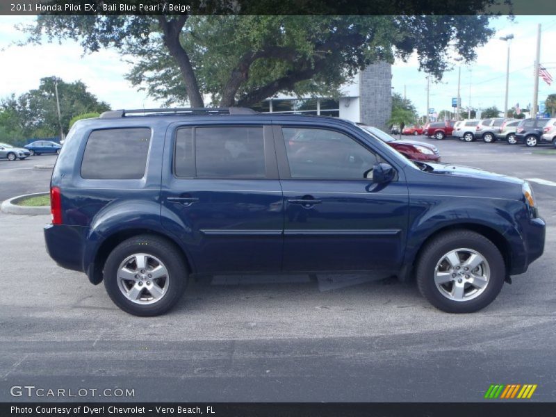 Bali Blue Pearl / Beige 2011 Honda Pilot EX