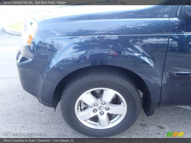 Bali Blue Pearl / Beige 2011 Honda Pilot EX