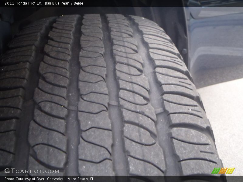 Bali Blue Pearl / Beige 2011 Honda Pilot EX