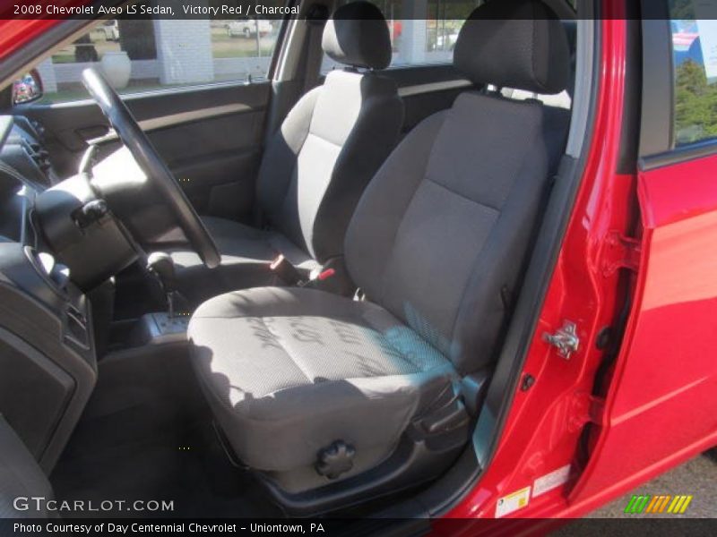 Victory Red / Charcoal 2008 Chevrolet Aveo LS Sedan