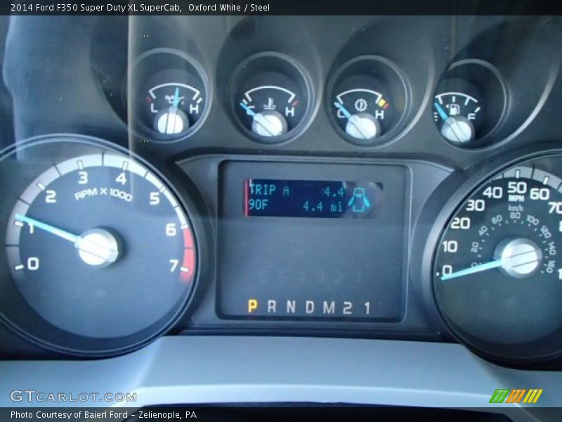 Oxford White / Steel 2014 Ford F350 Super Duty XL SuperCab