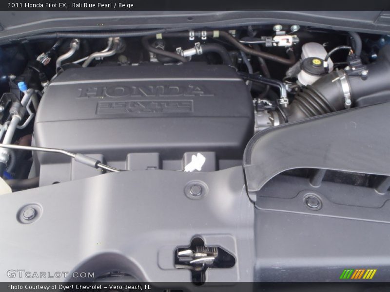 Bali Blue Pearl / Beige 2011 Honda Pilot EX
