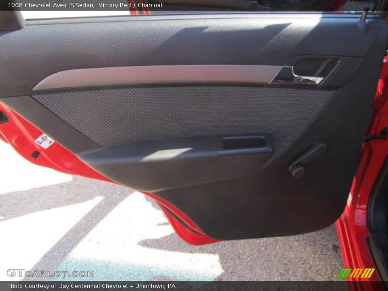Victory Red / Charcoal 2008 Chevrolet Aveo LS Sedan