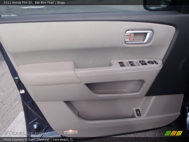 Bali Blue Pearl / Beige 2011 Honda Pilot EX