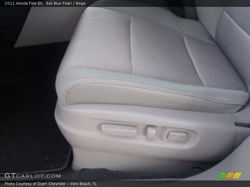 Bali Blue Pearl / Beige 2011 Honda Pilot EX