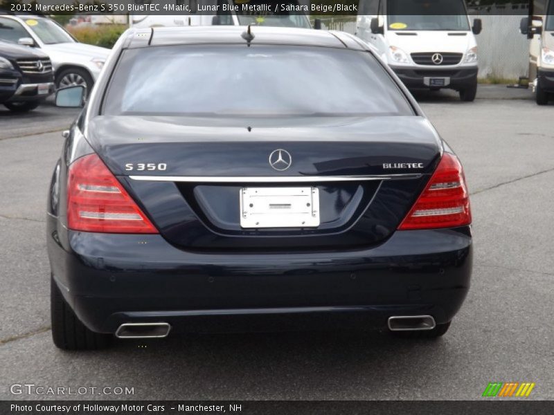 Lunar Blue Metallic / Sahara Beige/Black 2012 Mercedes-Benz S 350 BlueTEC 4Matic