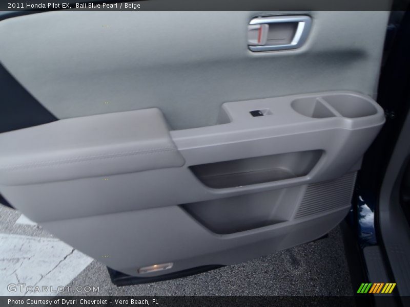 Bali Blue Pearl / Beige 2011 Honda Pilot EX