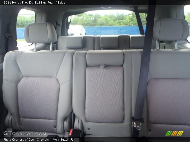 Bali Blue Pearl / Beige 2011 Honda Pilot EX