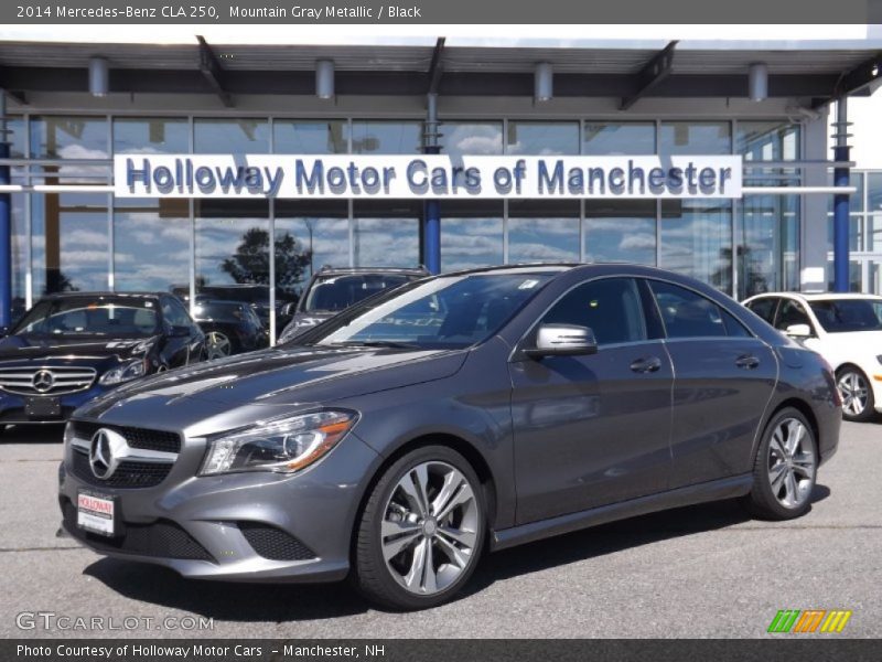 Mountain Gray Metallic / Black 2014 Mercedes-Benz CLA 250