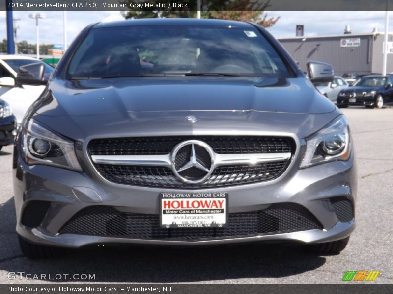 Mountain Gray Metallic / Black 2014 Mercedes-Benz CLA 250