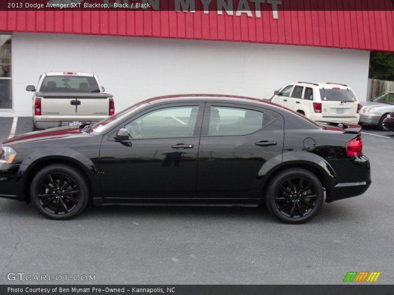 Black / Black 2013 Dodge Avenger SXT Blacktop