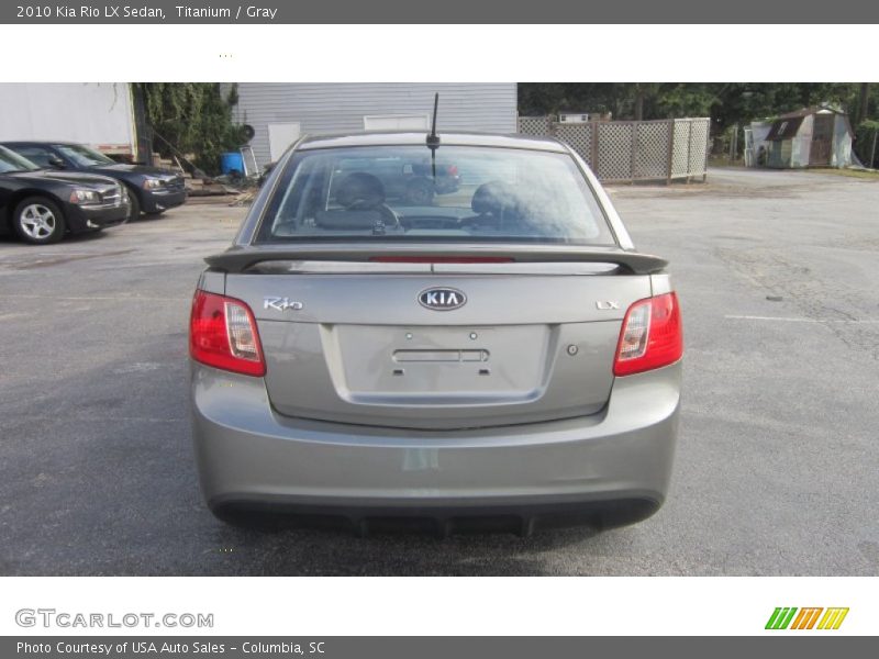 Titanium / Gray 2010 Kia Rio LX Sedan