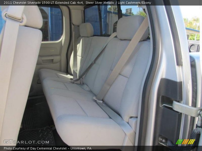 Sheer Silver Metallic / Light Cashmere/Ebony 2011 Chevrolet Silverado 1500 LT Extended Cab 4x4