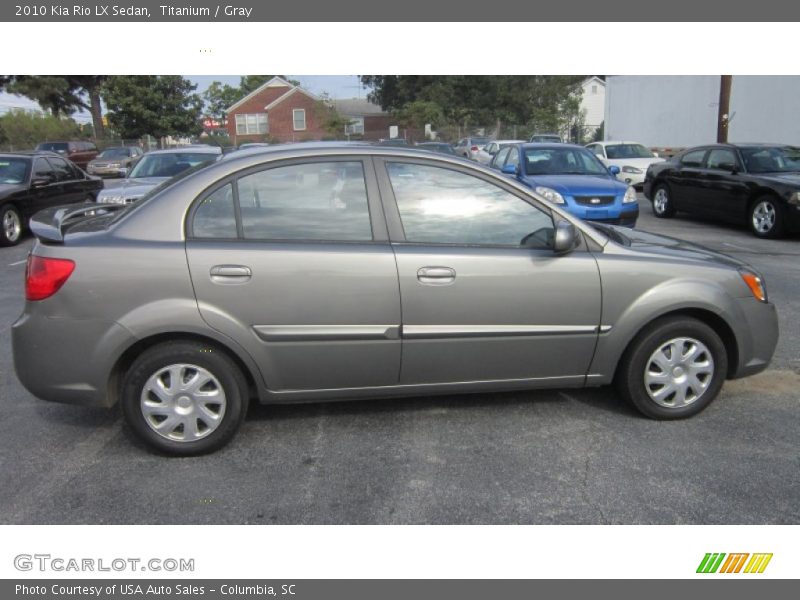 Titanium / Gray 2010 Kia Rio LX Sedan