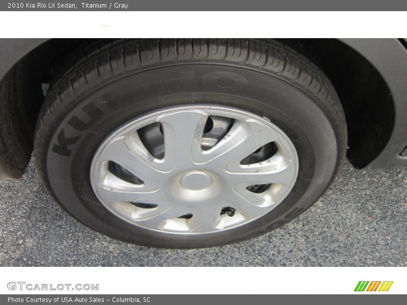 Titanium / Gray 2010 Kia Rio LX Sedan