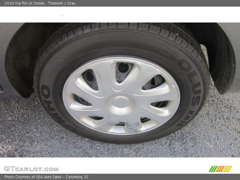 Titanium / Gray 2010 Kia Rio LX Sedan
