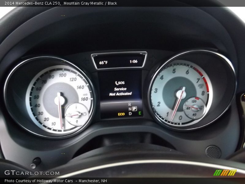 Mountain Gray Metallic / Black 2014 Mercedes-Benz CLA 250