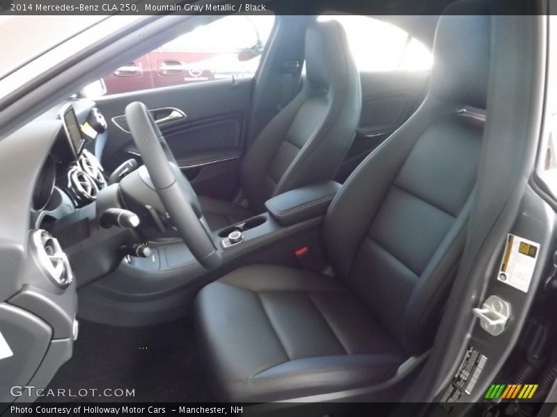 Mountain Gray Metallic / Black 2014 Mercedes-Benz CLA 250