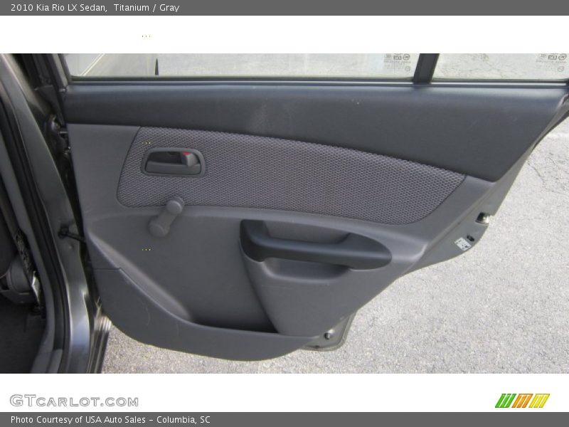 Titanium / Gray 2010 Kia Rio LX Sedan