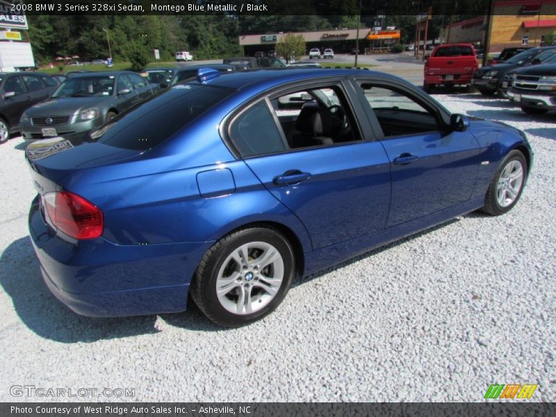 Montego Blue Metallic / Black 2008 BMW 3 Series 328xi Sedan