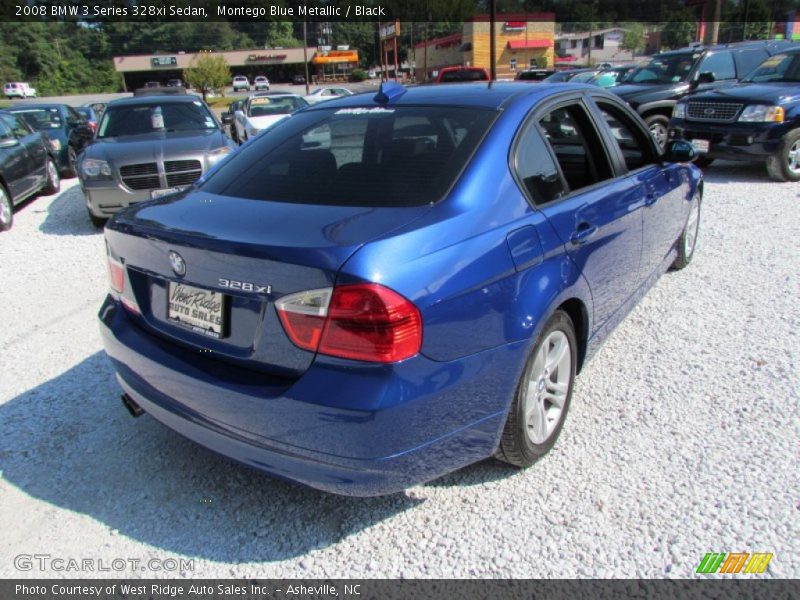 Montego Blue Metallic / Black 2008 BMW 3 Series 328xi Sedan