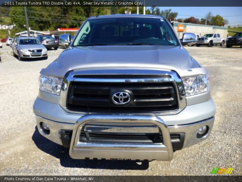 Silver Sky Metallic / Graphite Gray 2011 Toyota Tundra TRD Double Cab 4x4