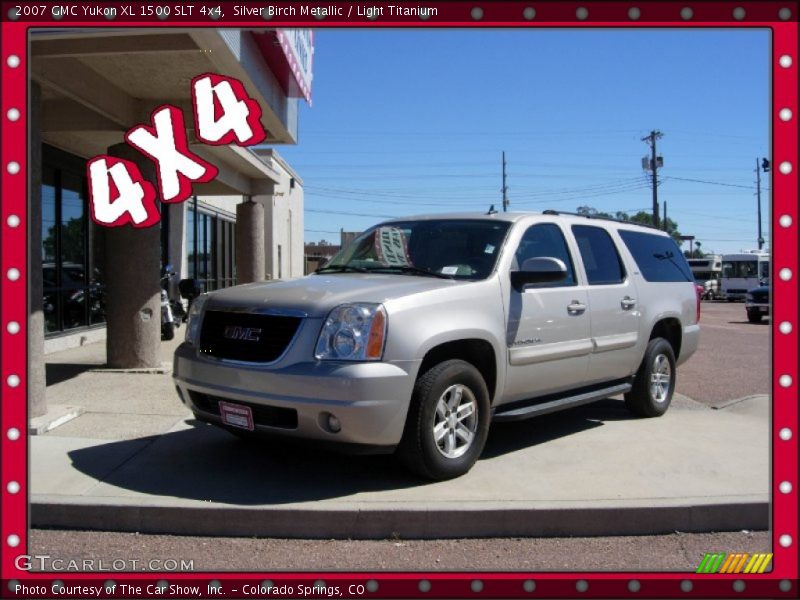 Silver Birch Metallic / Light Titanium 2007 GMC Yukon XL 1500 SLT 4x4