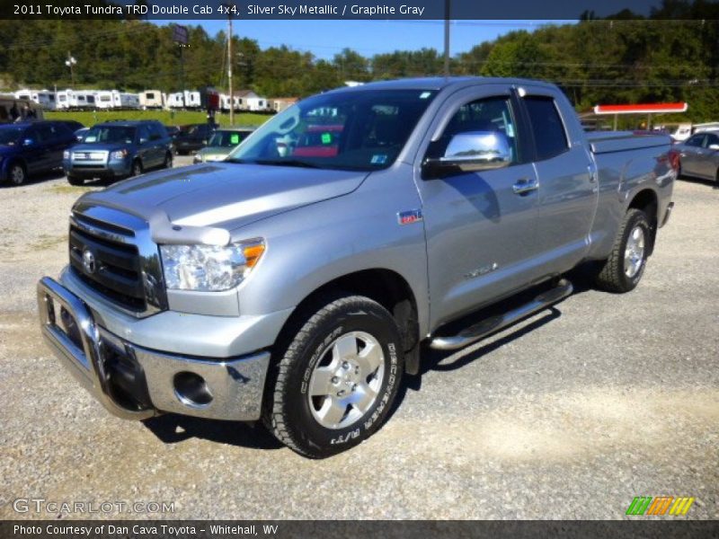 Silver Sky Metallic / Graphite Gray 2011 Toyota Tundra TRD Double Cab 4x4