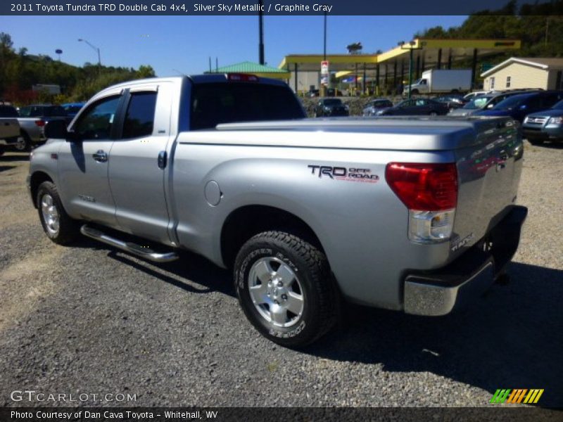 Silver Sky Metallic / Graphite Gray 2011 Toyota Tundra TRD Double Cab 4x4