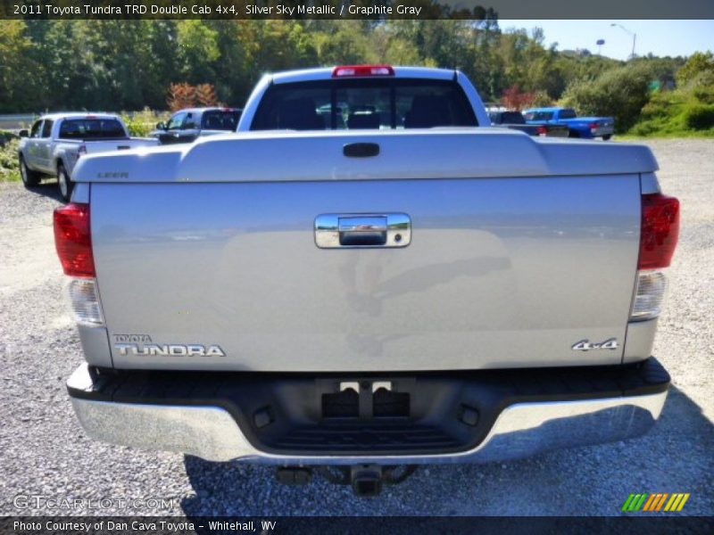 Silver Sky Metallic / Graphite Gray 2011 Toyota Tundra TRD Double Cab 4x4
