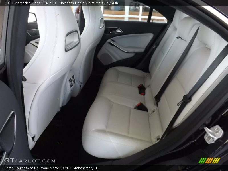 Rear Seat of 2014 CLA 250