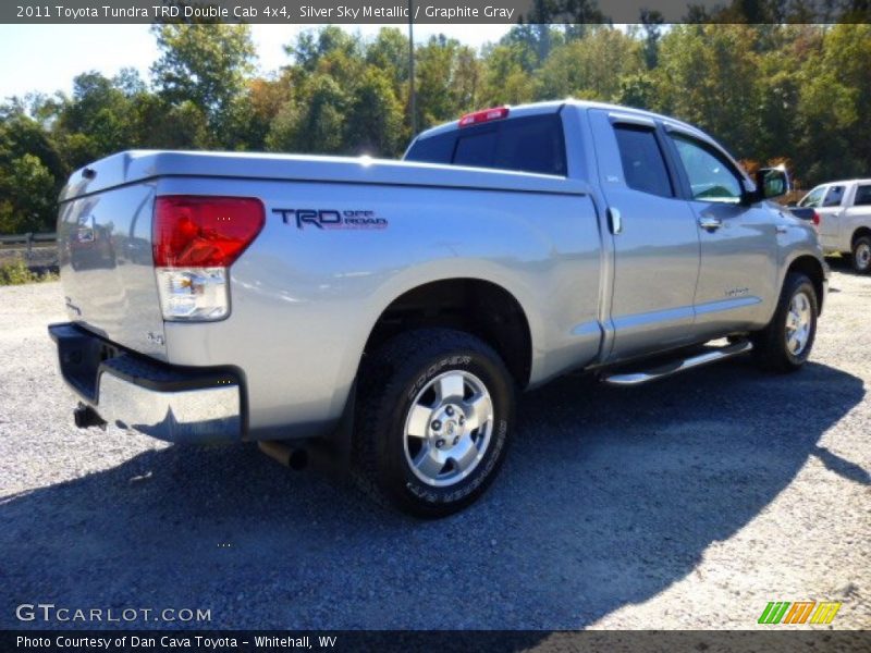 Silver Sky Metallic / Graphite Gray 2011 Toyota Tundra TRD Double Cab 4x4