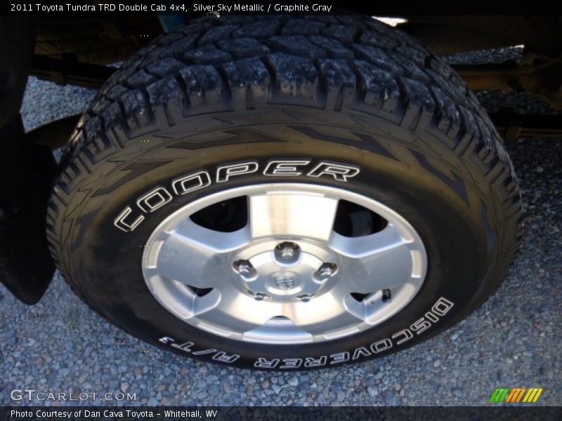 Silver Sky Metallic / Graphite Gray 2011 Toyota Tundra TRD Double Cab 4x4