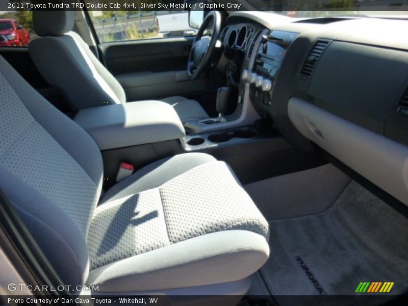 Silver Sky Metallic / Graphite Gray 2011 Toyota Tundra TRD Double Cab 4x4