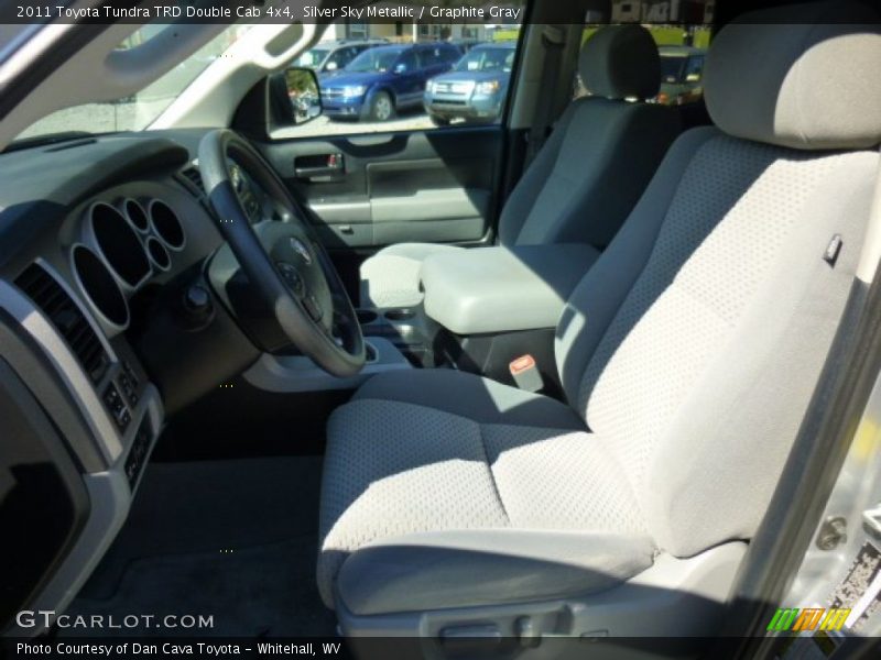 Silver Sky Metallic / Graphite Gray 2011 Toyota Tundra TRD Double Cab 4x4