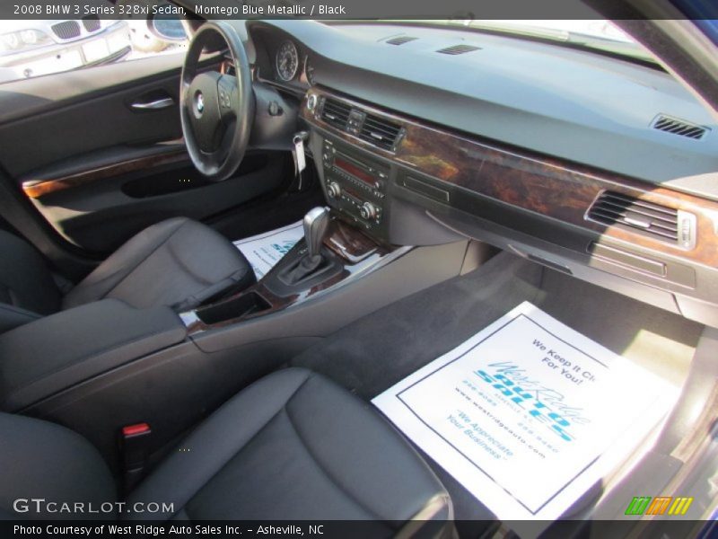 Montego Blue Metallic / Black 2008 BMW 3 Series 328xi Sedan
