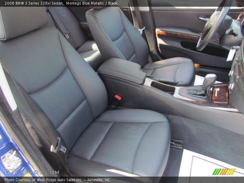Montego Blue Metallic / Black 2008 BMW 3 Series 328xi Sedan
