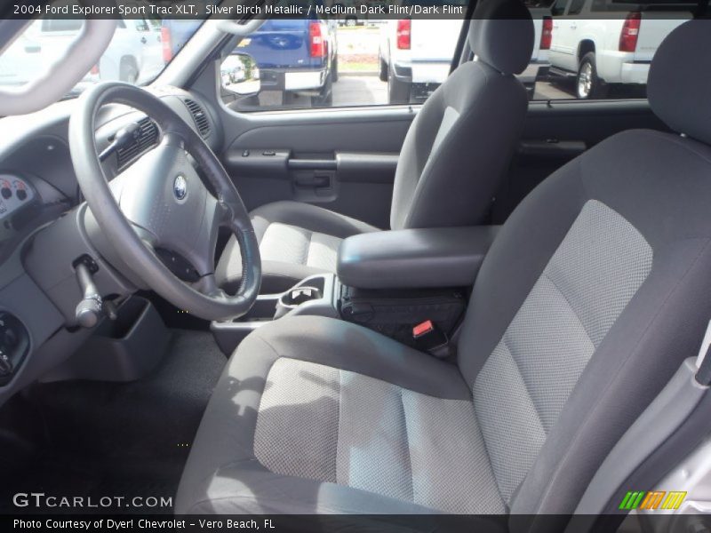 Silver Birch Metallic / Medium Dark Flint/Dark Flint 2004 Ford Explorer Sport Trac XLT