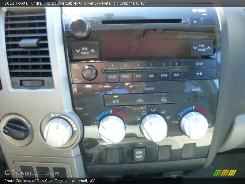 Silver Sky Metallic / Graphite Gray 2011 Toyota Tundra TRD Double Cab 4x4