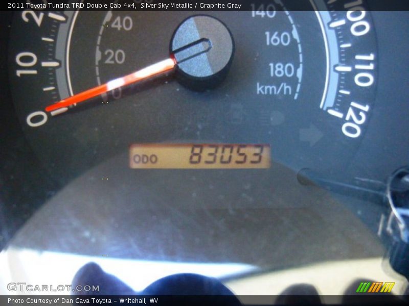 Silver Sky Metallic / Graphite Gray 2011 Toyota Tundra TRD Double Cab 4x4