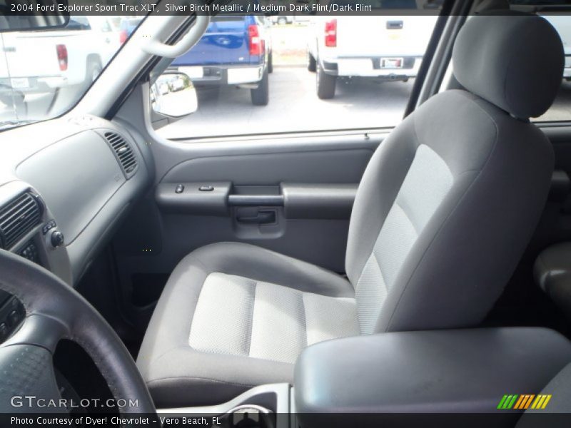 Silver Birch Metallic / Medium Dark Flint/Dark Flint 2004 Ford Explorer Sport Trac XLT