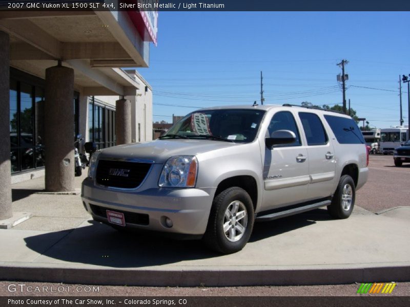Silver Birch Metallic / Light Titanium 2007 GMC Yukon XL 1500 SLT 4x4