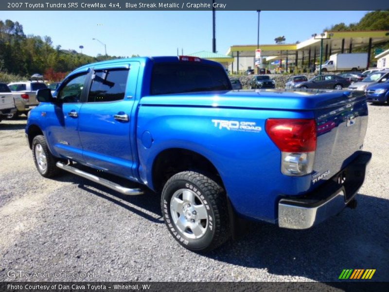 Blue Streak Metallic / Graphite Gray 2007 Toyota Tundra SR5 CrewMax 4x4