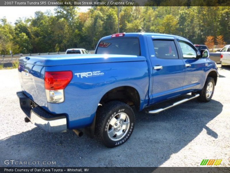 Blue Streak Metallic / Graphite Gray 2007 Toyota Tundra SR5 CrewMax 4x4