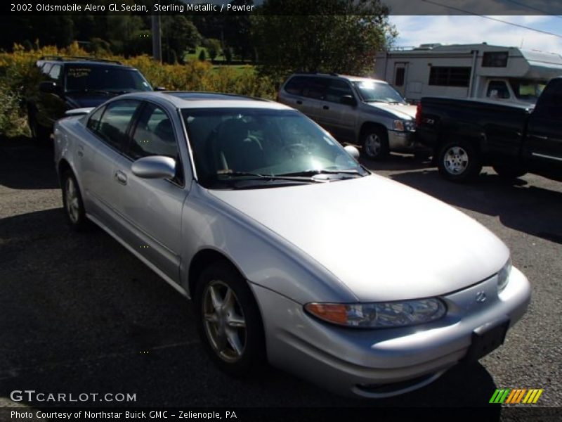 Sterling Metallic / Pewter 2002 Oldsmobile Alero GL Sedan