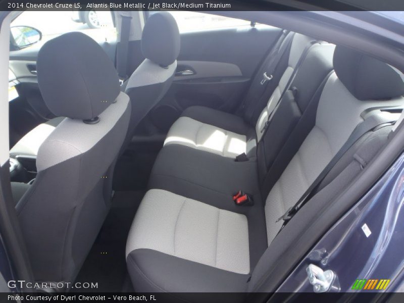 Atlantis Blue Metallic / Jet Black/Medium Titanium 2014 Chevrolet Cruze LS