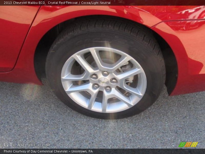 Crystal Red Tintcoat / Cocoa/Light Neutral 2013 Chevrolet Malibu ECO
