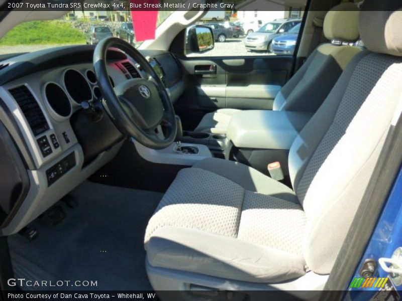 Blue Streak Metallic / Graphite Gray 2007 Toyota Tundra SR5 CrewMax 4x4